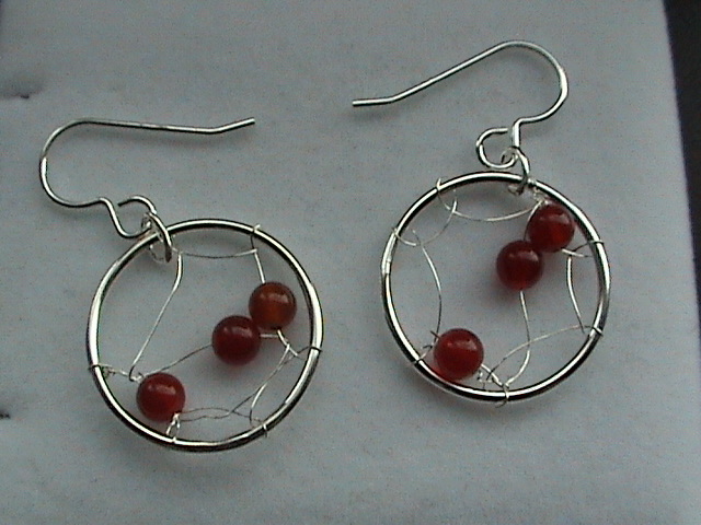 Carnelian Eardrops