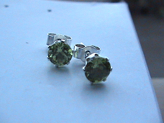 Peridot Studs